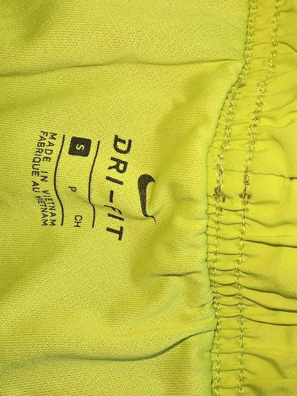 Nike Women’s Dri-FIT Tempo Running Shorts Neon Yellow Lime | Size Small